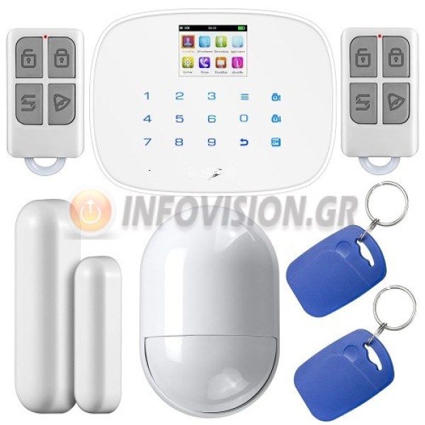 Ασύρματος Συναγερμός KERUI  GSM με RFID G19